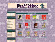 Tablet Screenshot of draci-kridlo.cz